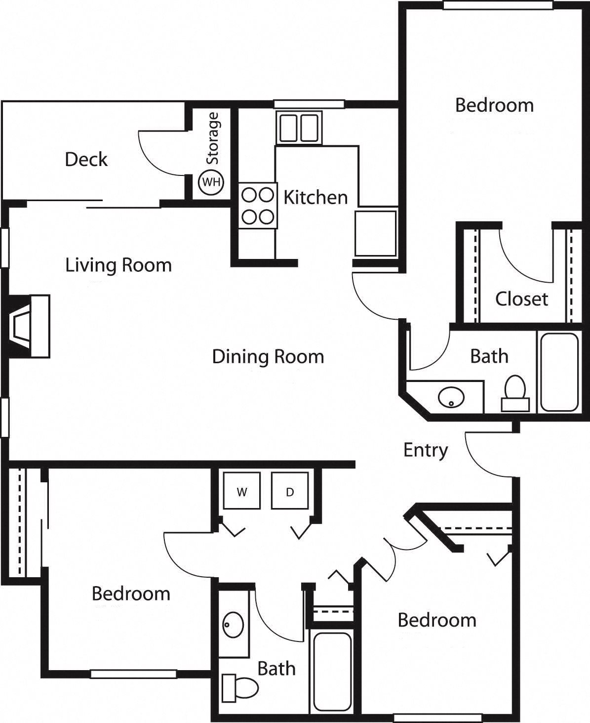 3X2 Floor Plan 6